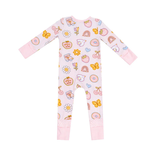Groovy Vibes 2 Way Zipper Romper