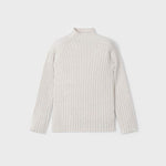 Ribbed Mockneck Sweater