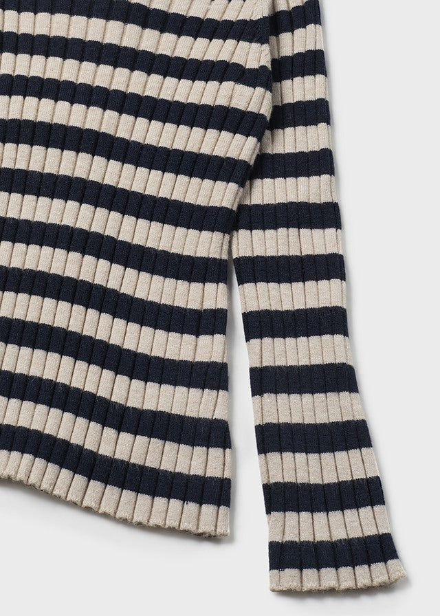 Ribbed Mockneck Sweater