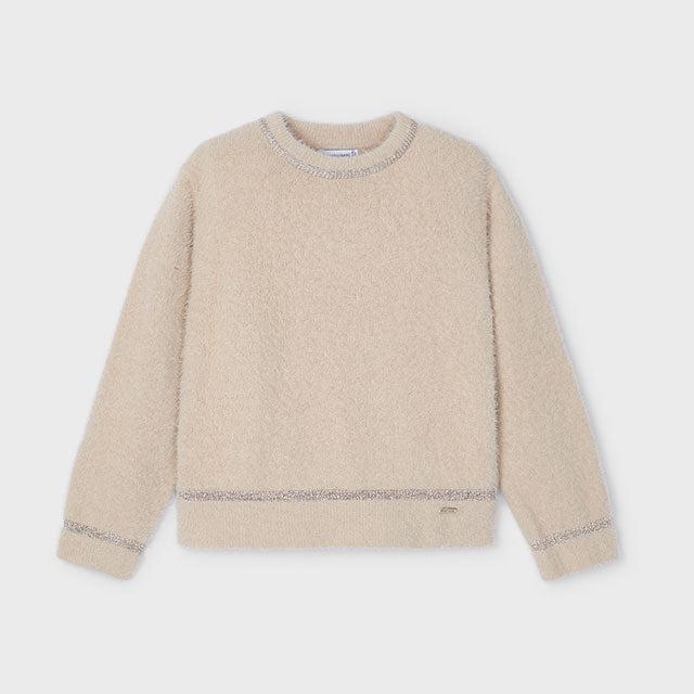 Sand Fuzzy Sweater