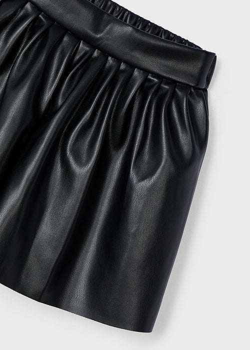 Faux Leather Culottes