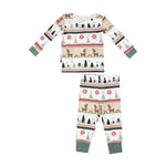 Reindeer Fair Isle Long Sleeve Pajamas