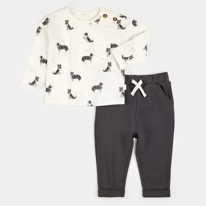 Austrailian Shepherd Print Outfit Set