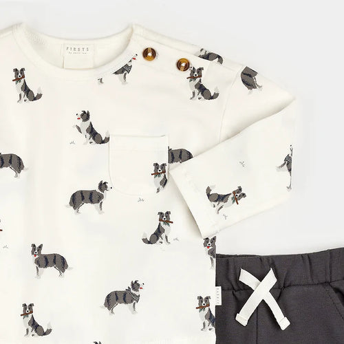 Austrailian Shepherd Print Outfit Set