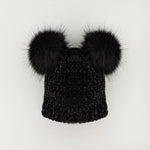 Midnight Chenille Beanie Hat Baby & Kids