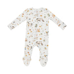 Ribbed Farm Babies 2 Way Zipper Footie