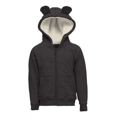 Midnight Fleece Zip Hoodie with Ears