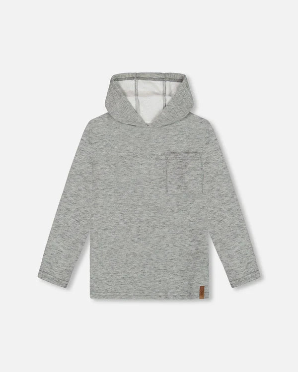 Gray Hooded T-shirt