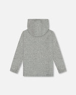 Gray Hooded T-shirt