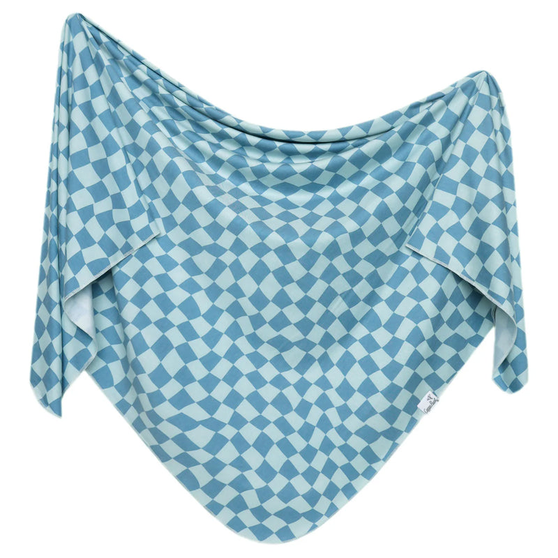 Copper Pearl Knit Swaddle Blanket