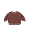 Velour Relaxed Sweatshirt