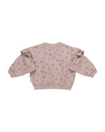 Ruffle Fleece Sweat Set|| Polka Dots