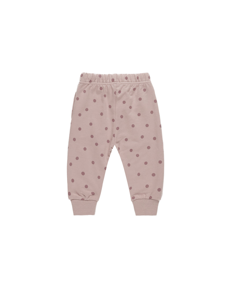 Ruffle Fleece Sweat Set|| Polka Dots