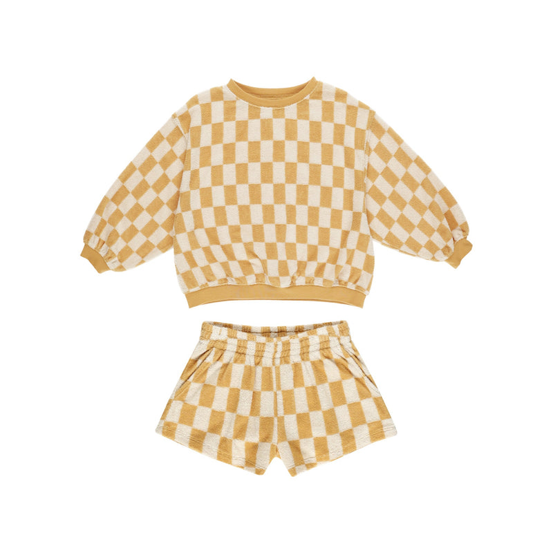 Summer Terry Set || Marigold Check