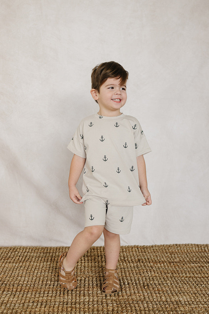 Anchors Button Short Set *Online Exclusive*