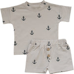 Anchors Button Short Set *Online Exclusive*