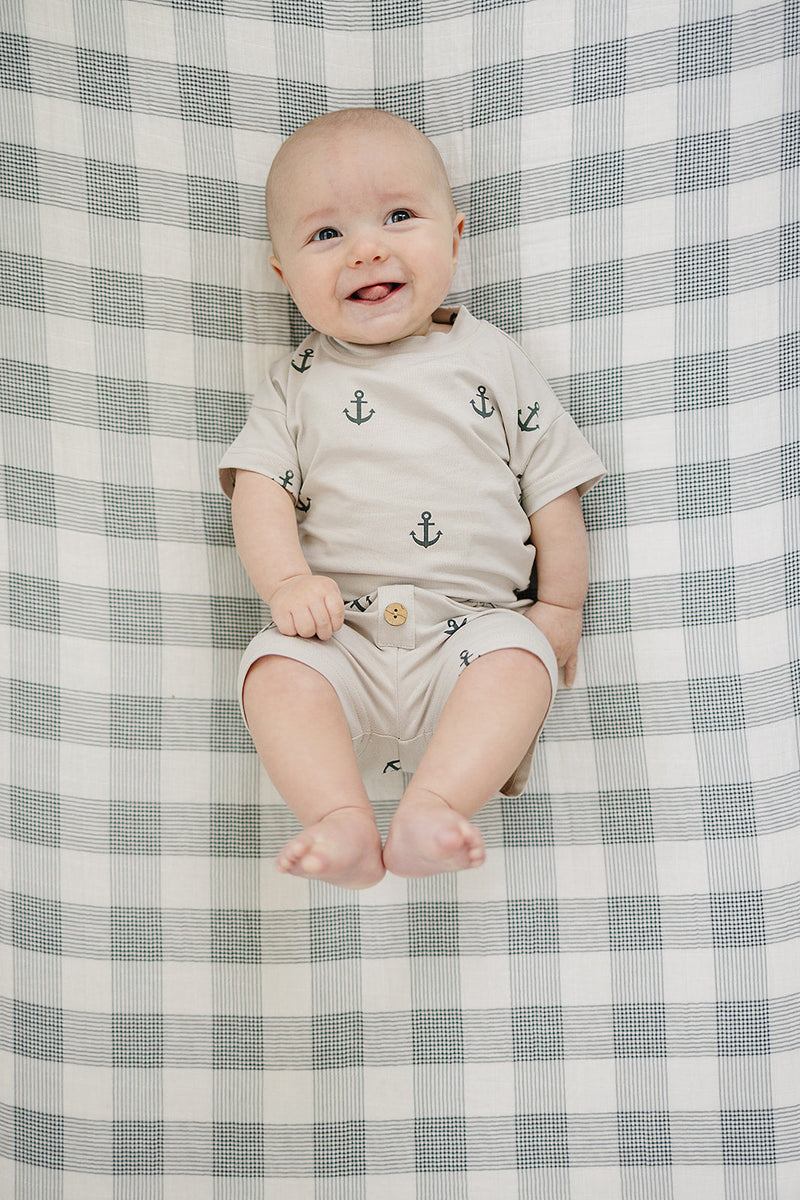 Anchors Button Short Set *Online Exclusive*