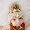 Sienna Buffalo Check Pom Pom Beanie Hat