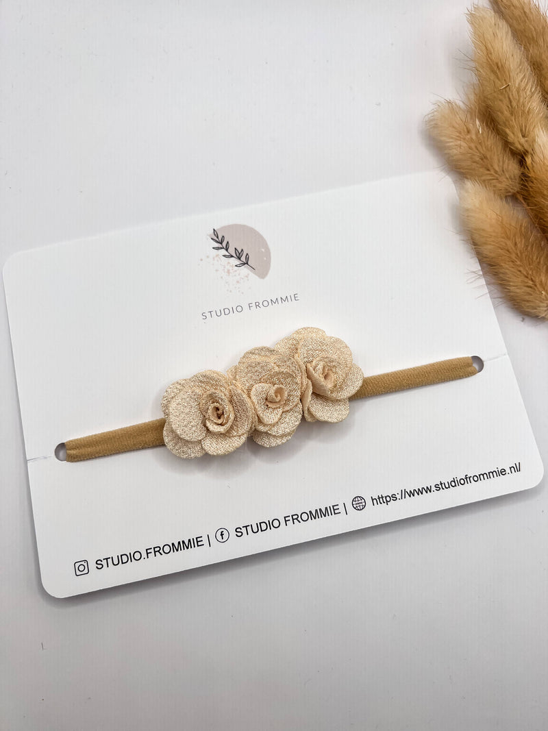 Three Flower Headband