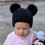 Midnight Chenille Beanie Hat Baby & Kids