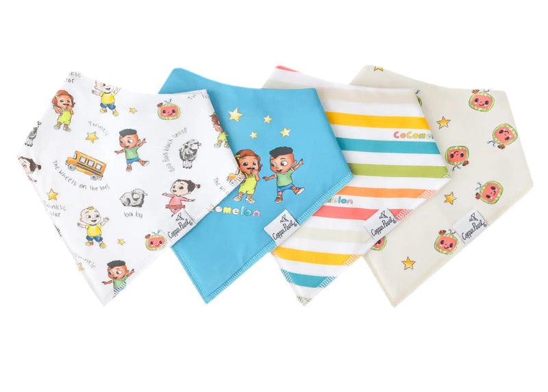 Copper Pearl Bandana Bib Set (4-pack)