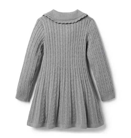 Cable Knit Sweater Dress