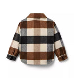 Plaid Brushed Twill Shacket