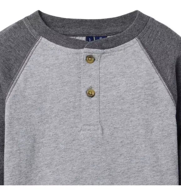 Raglan Sleeve Henley