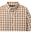 Toasted Brown Gingham Poplin Shirt