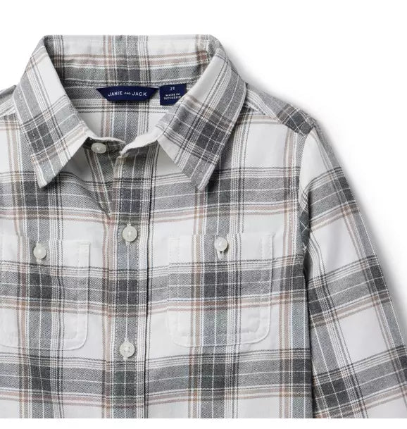 Tartan Brushed Twill Shirt