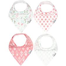 Copper Pearl Bandana Bib Set (4-pack)