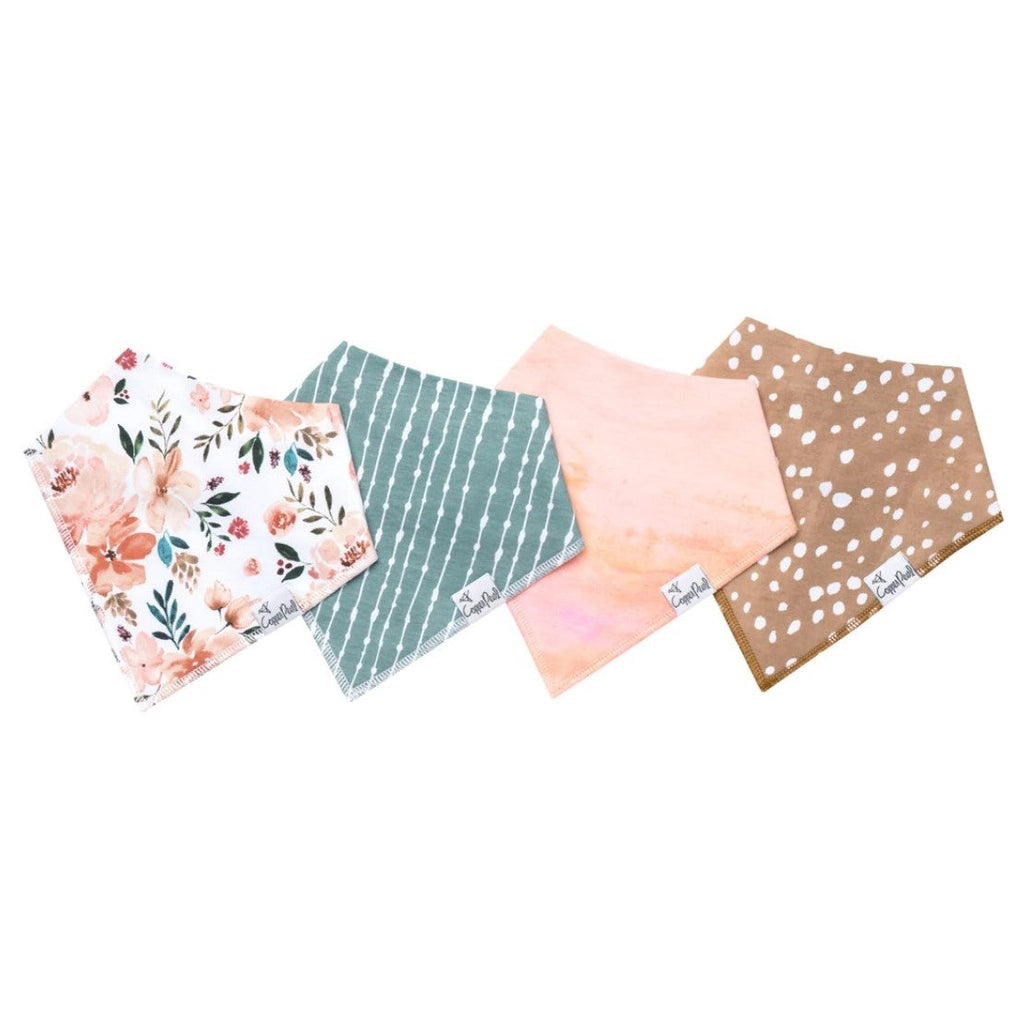 Copper Pearl Bandana Bib Set (4-pack)
